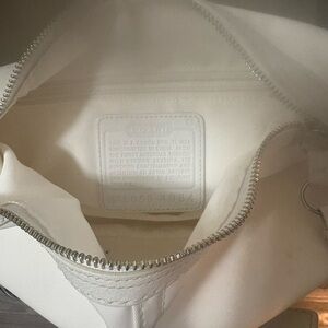Coach White Tote Bag
